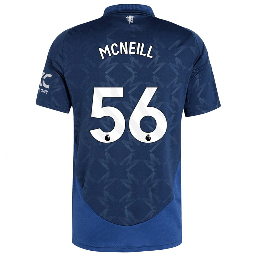 Danxen Kinderen Charlie Mcneill #56 Indigo Uitshirt Uittenue 2024/25 T-Shirt