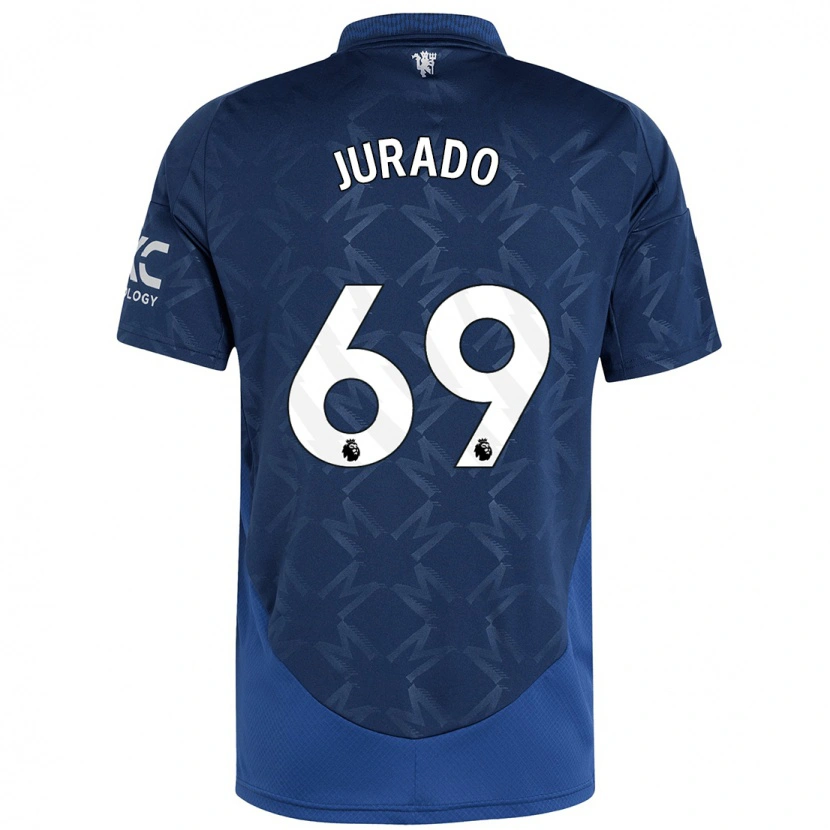 Danxen Kinderen Marc Jurado #69 Indigo Uitshirt Uittenue 2024/25 T-Shirt