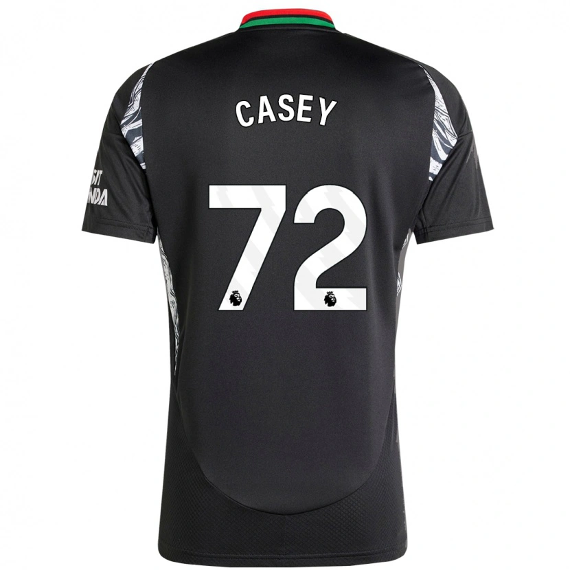 Danxen Kinderen Dan Casey #72 Zwart Uitshirt Uittenue 2024/25 T-Shirt