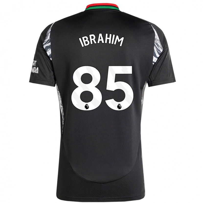 Danxen Kinderen Ife Ibrahim #85 Zwart Uitshirt Uittenue 2024/25 T-Shirt