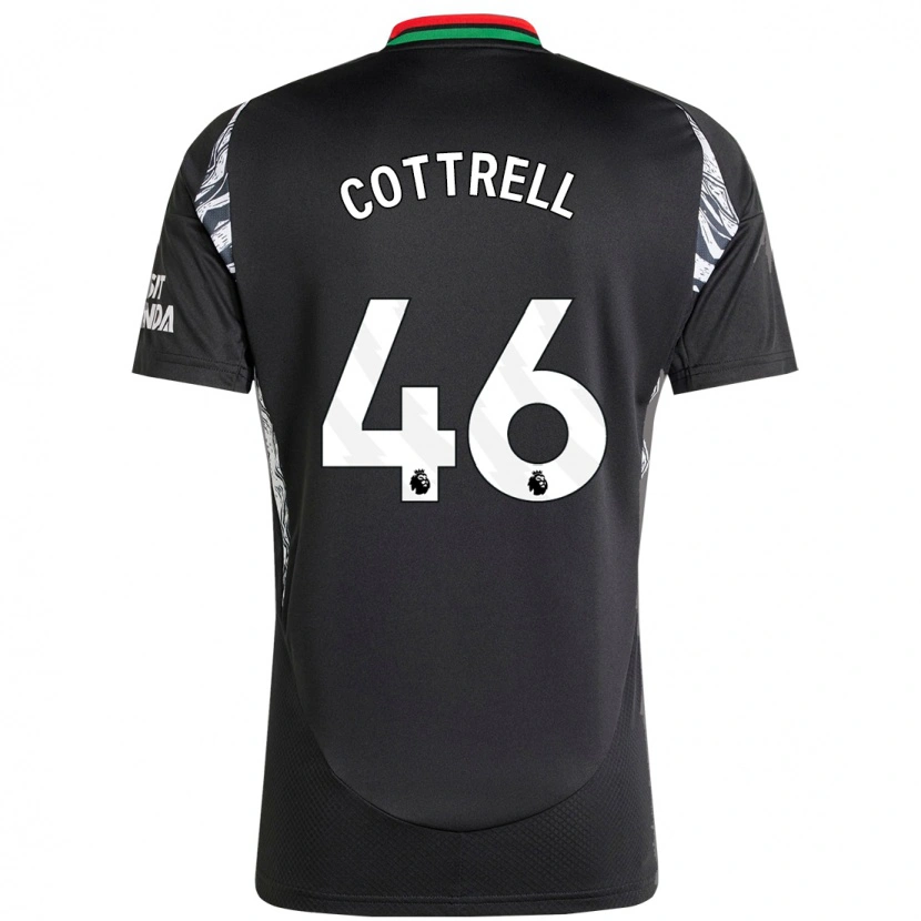 Danxen Kinderen Ben Cottrell #46 Zwart Uitshirt Uittenue 2024/25 T-Shirt