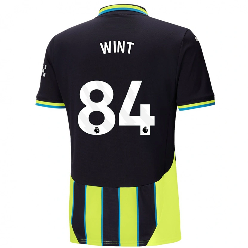 Danxen Kinderen Jack Wint #84 Blauw Geel Uitshirt Uittenue 2024/25 T-Shirt