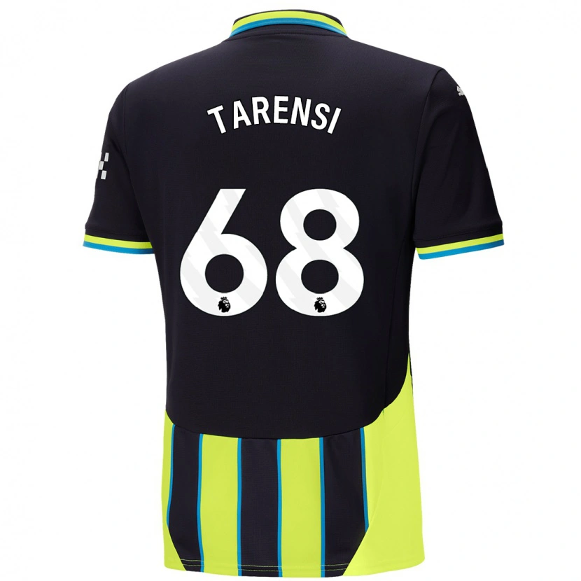 Danxen Kinderen Oscar Tarensi #68 Blauw Geel Uitshirt Uittenue 2024/25 T-Shirt