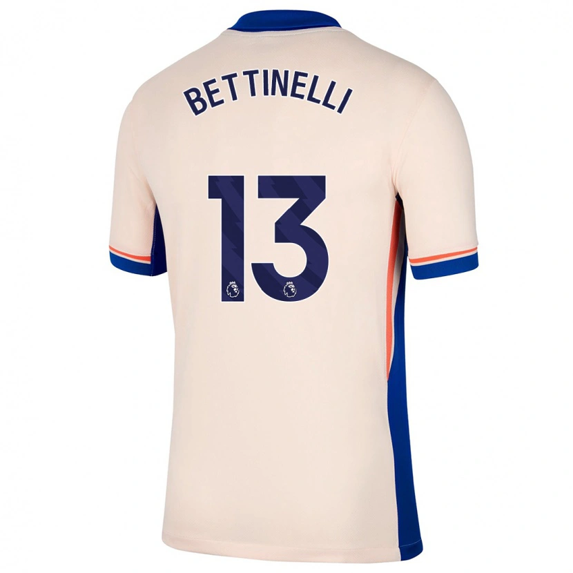 Danxen Kinderen Marcus Bettinelli #13 Lichtbeige Uitshirt Uittenue 2024/25 T-Shirt