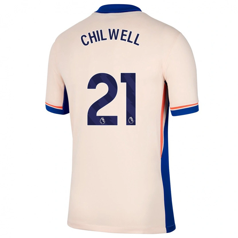 Danxen Kinderen Ben Chilwell #21 Lichtbeige Uitshirt Uittenue 2024/25 T-Shirt