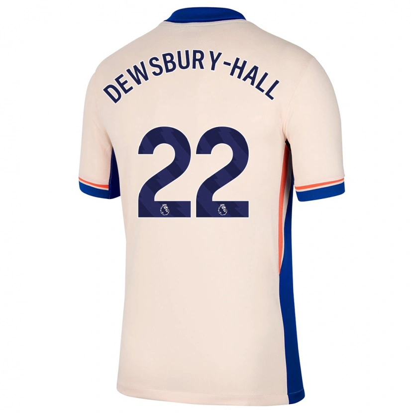 Danxen Kinderen Kiernan Dewsbury-Hall #22 Lichtbeige Uitshirt Uittenue 2024/25 T-Shirt