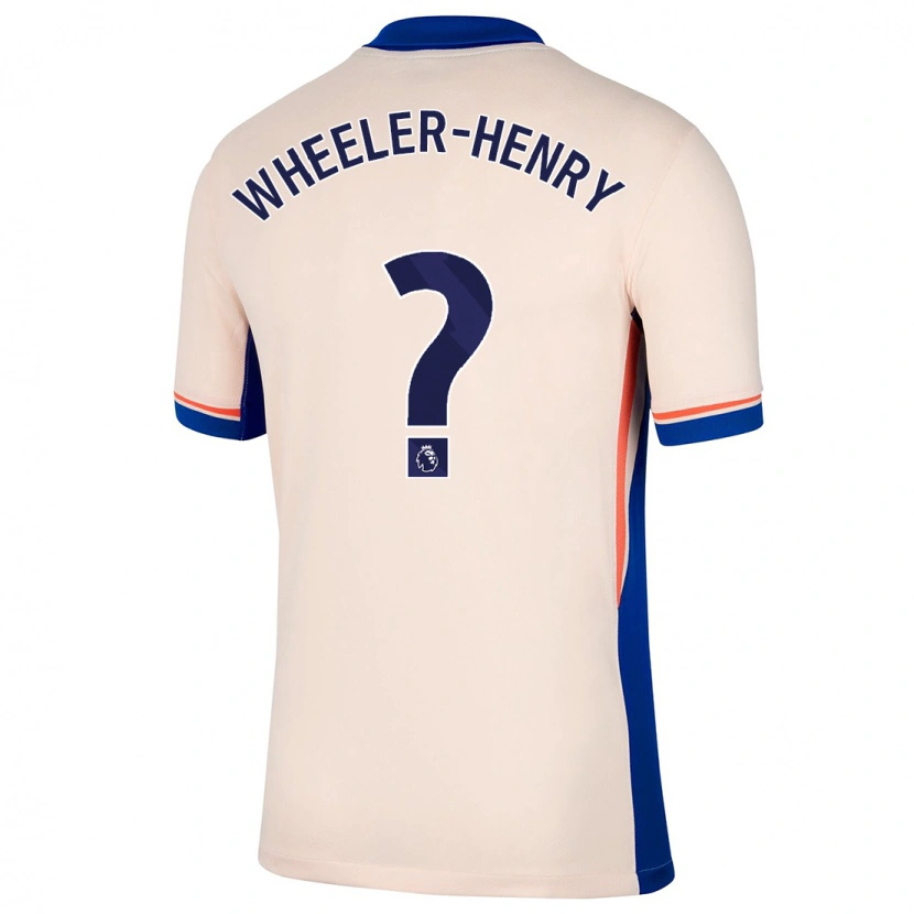 Danxen Kinderen Joseph Wheeler-Henry #0 Lichtbeige Uitshirt Uittenue 2024/25 T-Shirt