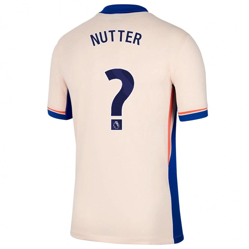 Danxen Kinderen Walter Nutter #0 Lichtbeige Uitshirt Uittenue 2024/25 T-Shirt