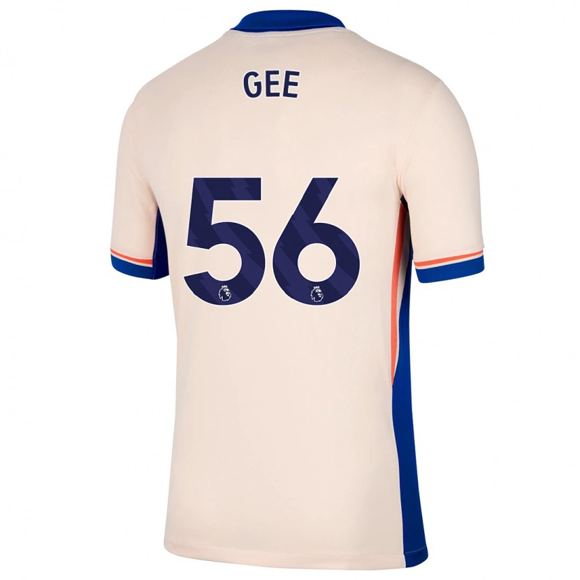 Danxen Kinderen Billy Gee #56 Lichtbeige Uitshirt Uittenue 2024/25 T-Shirt