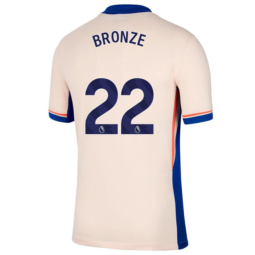 Danxen Kinderen Lucy Bronze #22 Lichtbeige Uitshirt Uittenue 2024/25 T-Shirt