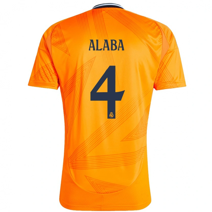 Danxen Kinderen David Alaba #4 Oranje Uitshirt Uittenue 2024/25 T-Shirt