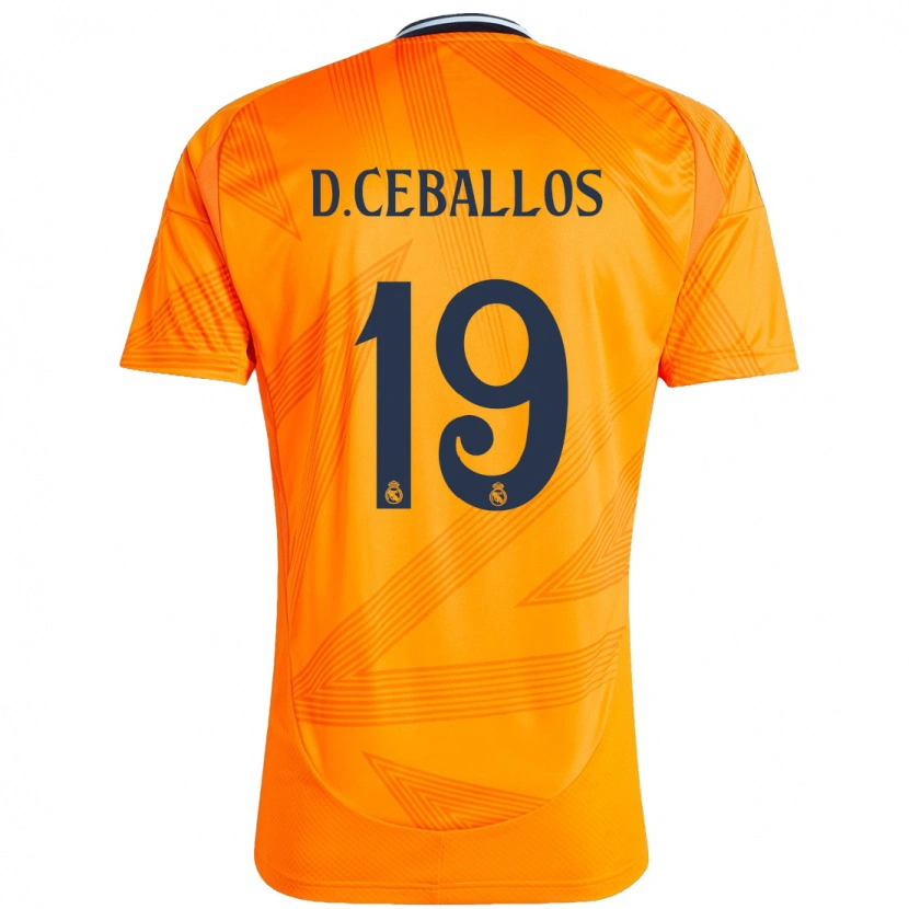 Danxen Kinderen Dani Ceballos #19 Oranje Uitshirt Uittenue 2024/25 T-Shirt