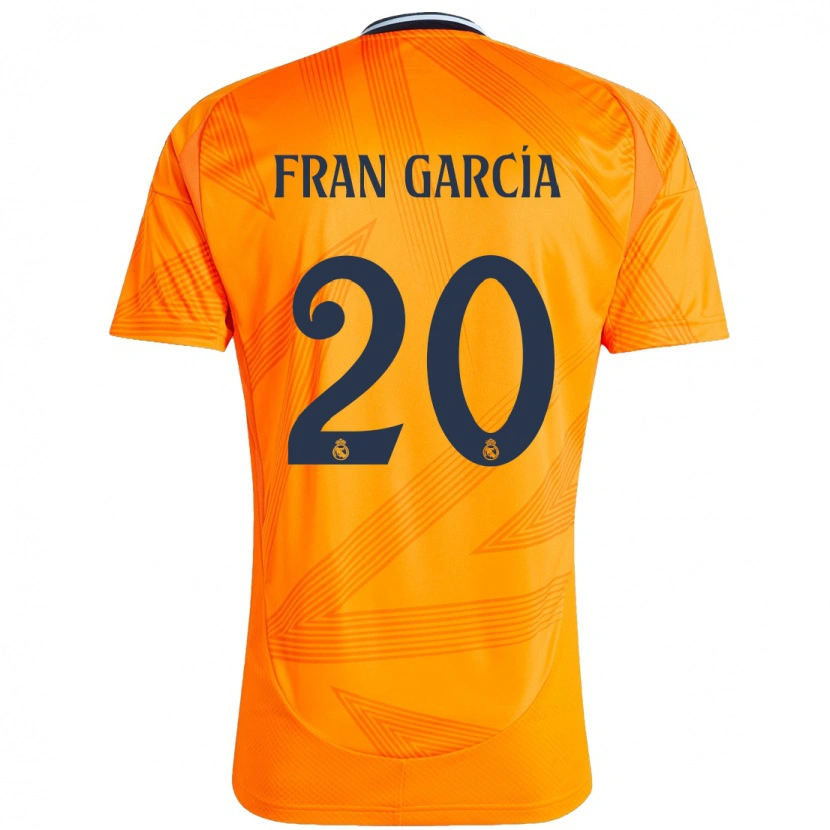 Danxen Kinderen Fran García #20 Oranje Uitshirt Uittenue 2024/25 T-Shirt