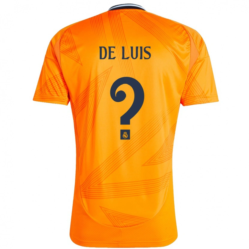 Danxen Kinderen Mario De Luis #0 Oranje Uitshirt Uittenue 2024/25 T-Shirt