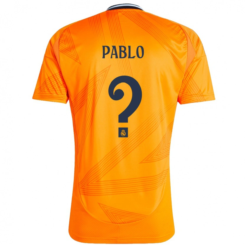 Danxen Kinderen Pablo Ramón #0 Oranje Uitshirt Uittenue 2024/25 T-Shirt