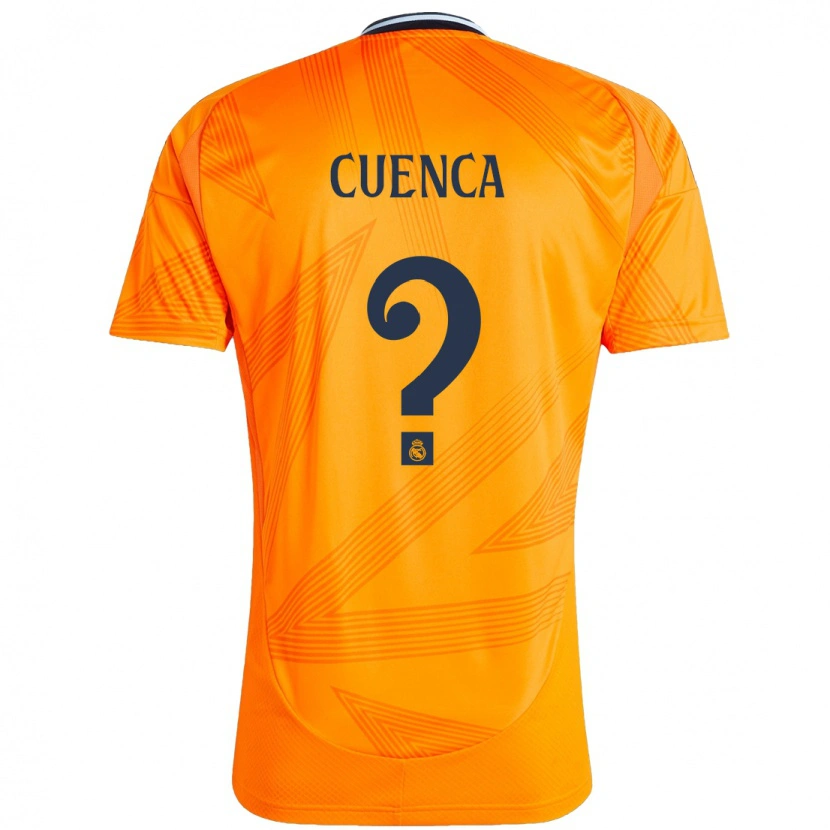 Danxen Kinderen David Cuenca #0 Oranje Uitshirt Uittenue 2024/25 T-Shirt