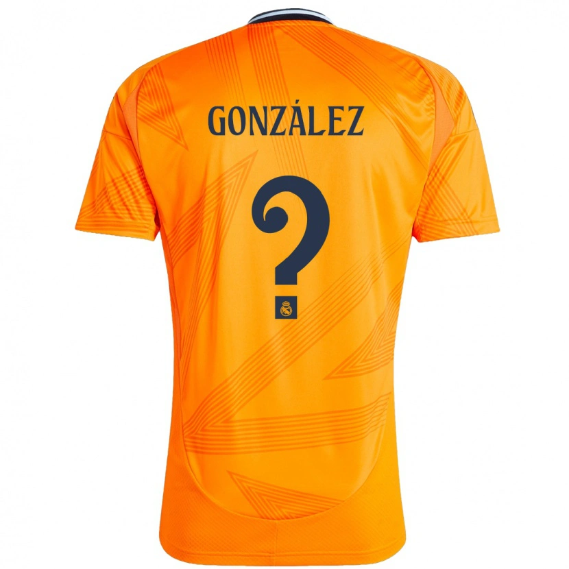 Danxen Kinderen Álvaro González #0 Oranje Uitshirt Uittenue 2024/25 T-Shirt