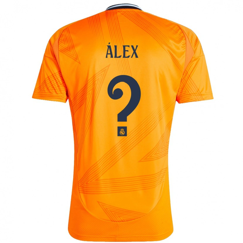 Danxen Kinderen Álex Pérez #0 Oranje Uitshirt Uittenue 2024/25 T-Shirt