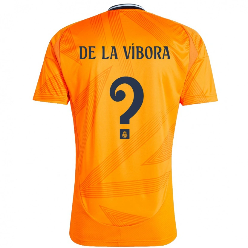 Danxen Kinderen David De La Víbora #0 Oranje Uitshirt Uittenue 2024/25 T-Shirt