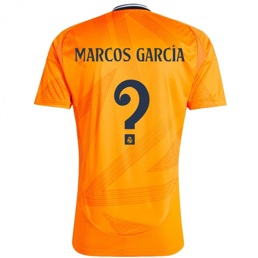 Danxen Kinderen Marcos García #0 Oranje Uitshirt Uittenue 2024/25 T-Shirt