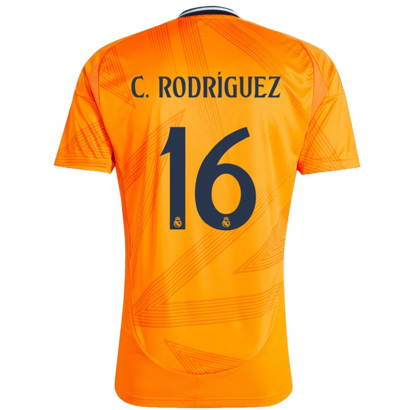 Danxen Kinderen Carlos Rodríguez #16 Oranje Uitshirt Uittenue 2024/25 T-Shirt