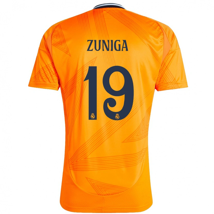 Danxen Kinderen Loren Zúñiga #19 Oranje Uitshirt Uittenue 2024/25 T-Shirt