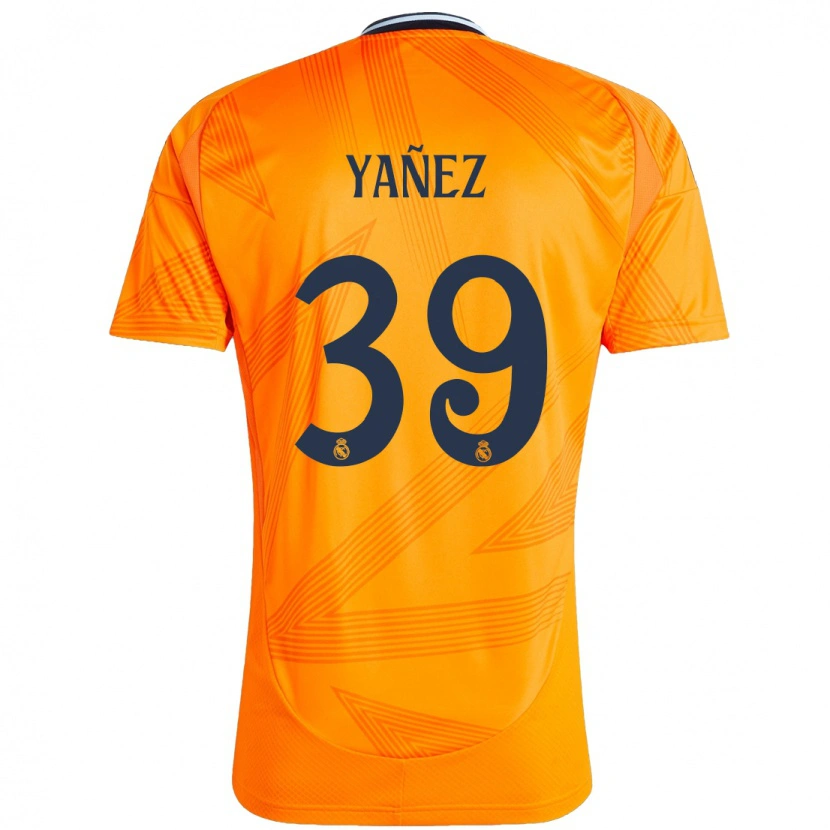 Danxen Kinderen Daniel Yañez #39 Oranje Uitshirt Uittenue 2024/25 T-Shirt