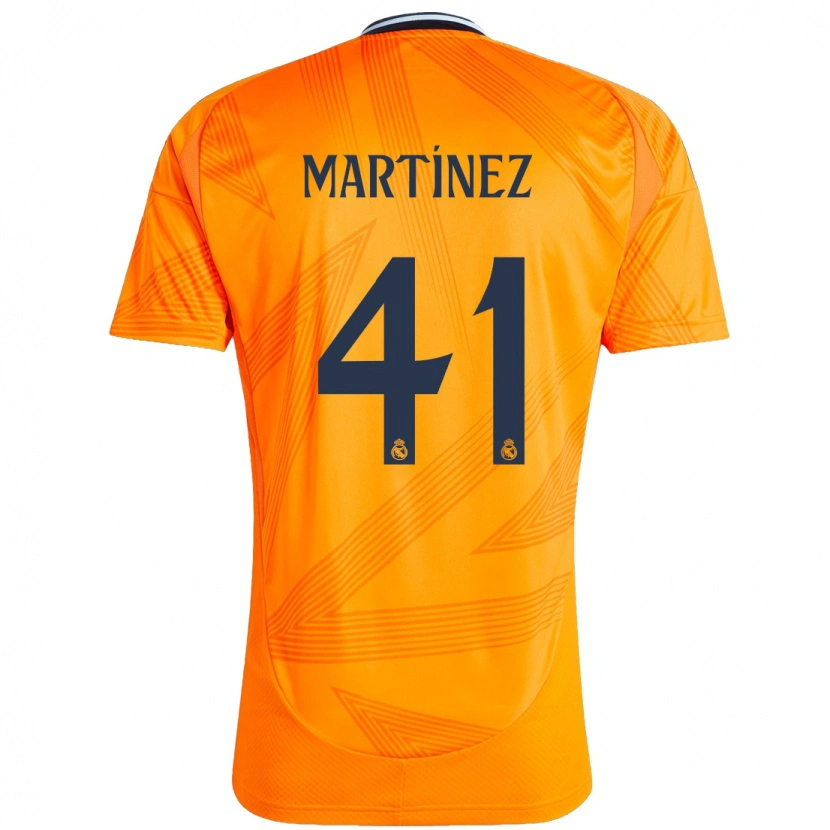 Danxen Kinderen Joan Martínez #41 Oranje Uitshirt Uittenue 2024/25 T-Shirt