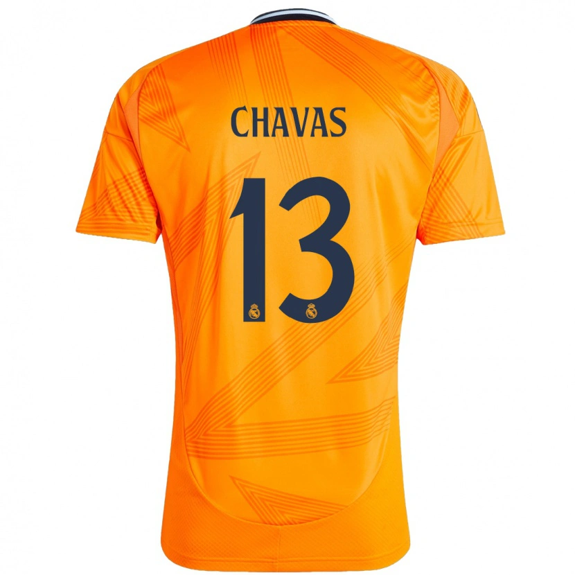 Danxen Kinderen Mylène Chavas #13 Oranje Uitshirt Uittenue 2024/25 T-Shirt