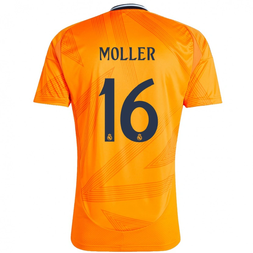 Danxen Kinderen Caroline Møller #16 Oranje Uitshirt Uittenue 2024/25 T-Shirt