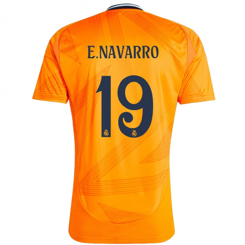 Danxen Kinderen Eva Navarro #19 Oranje Uitshirt Uittenue 2024/25 T-Shirt