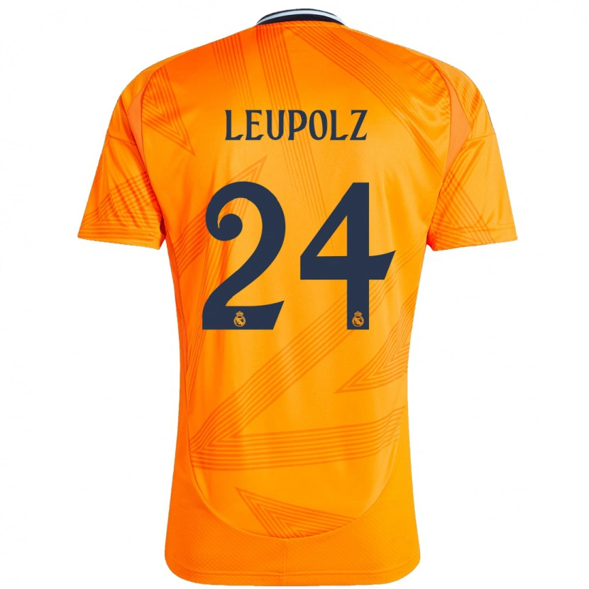 Danxen Kinderen Melanie Leupolz #24 Oranje Uitshirt Uittenue 2024/25 T-Shirt