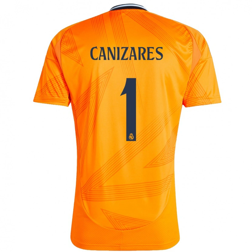 Danxen Kinderen Lucas Cañizares #1 Oranje Uitshirt Uittenue 2024/25 T-Shirt