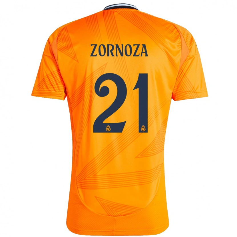 Danxen Kinderen Claudia Zornoza #21 Oranje Uitshirt Uittenue 2024/25 T-Shirt