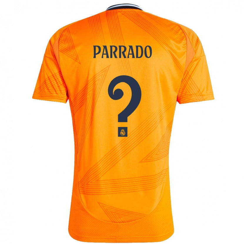 Danxen Kinderen Diego Parrado #0 Oranje Uitshirt Uittenue 2024/25 T-Shirt