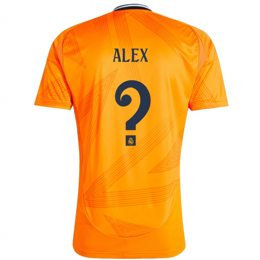 Danxen Kinderen Alex Sanchez #0 Oranje Uitshirt Uittenue 2024/25 T-Shirt