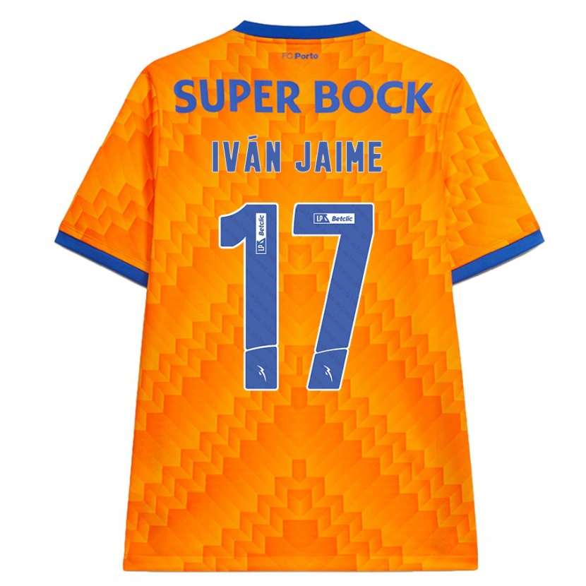 Danxen Kinderen Iván Jaime #17 Oranje Uitshirt Uittenue 2024/25 T-Shirt