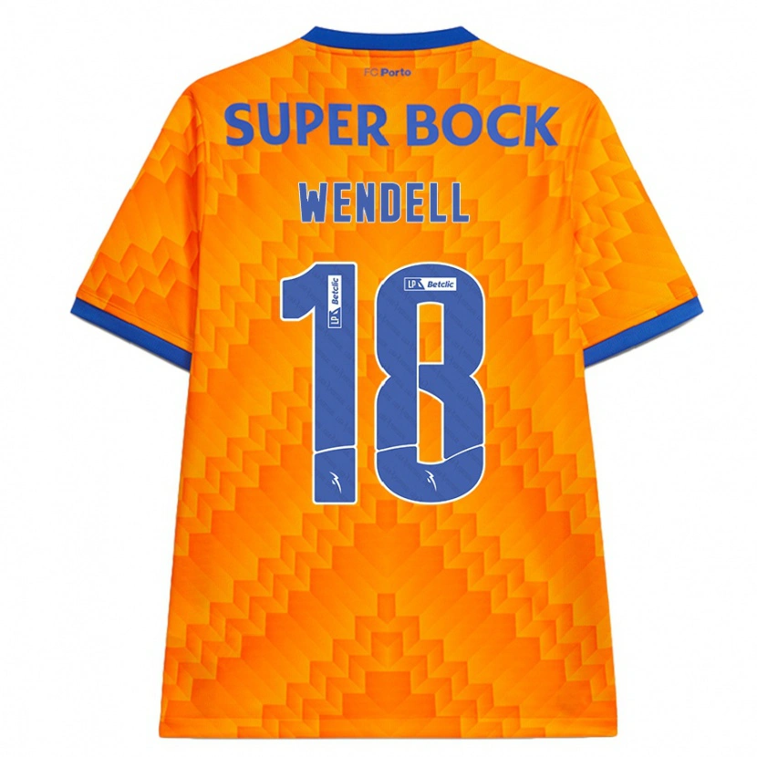 Danxen Kinderen Wendell #18 Oranje Uitshirt Uittenue 2024/25 T-Shirt