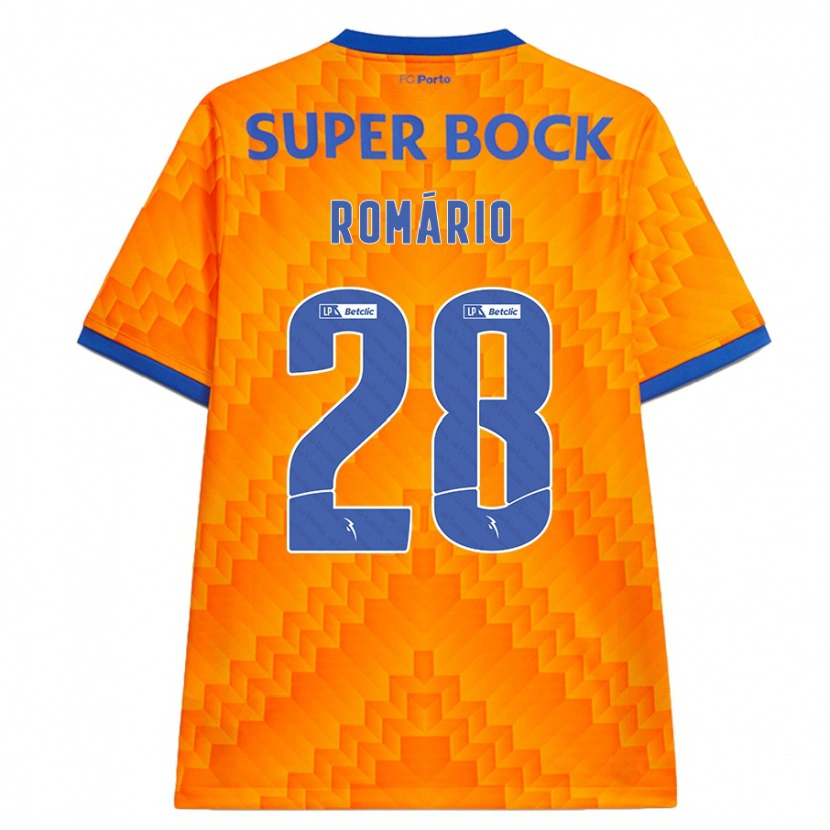 Danxen Kinderen Romário Baró #28 Oranje Uitshirt Uittenue 2024/25 T-Shirt