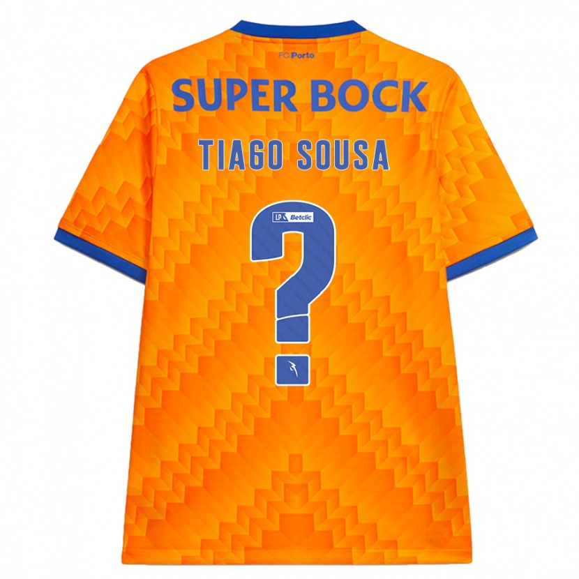 Danxen Kinderen Tiago Sousa #0 Oranje Uitshirt Uittenue 2024/25 T-Shirt