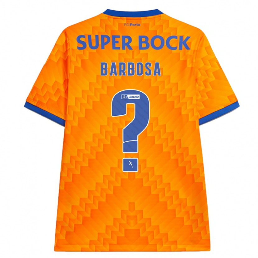 Danxen Kinderen Rúben Barbosa #0 Oranje Uitshirt Uittenue 2024/25 T-Shirt