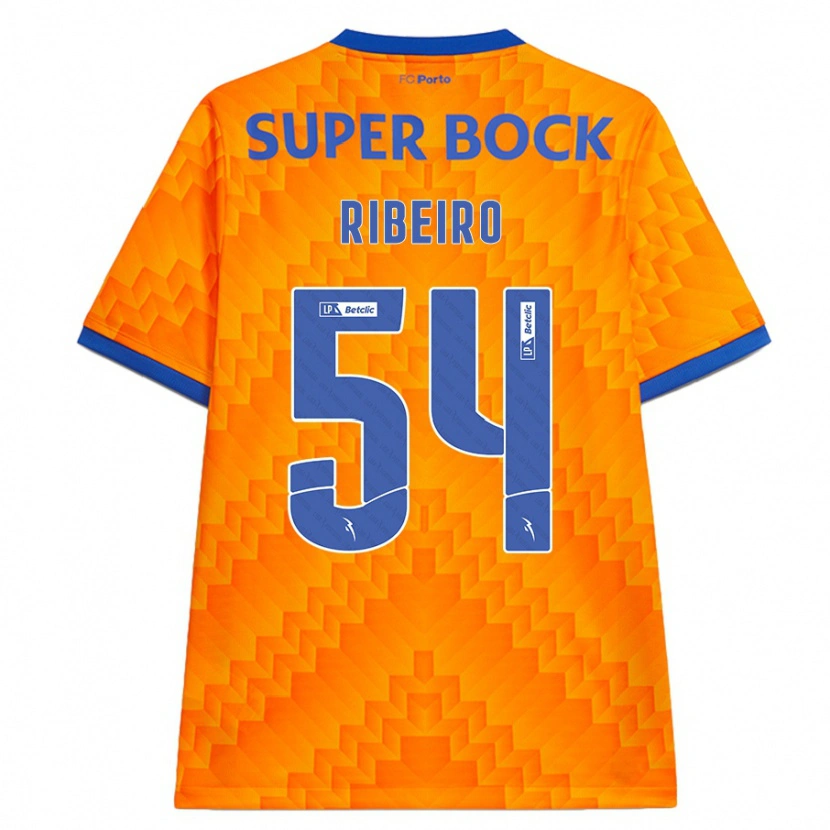 Danxen Kinderen António Ribeiro #54 Oranje Uitshirt Uittenue 2024/25 T-Shirt