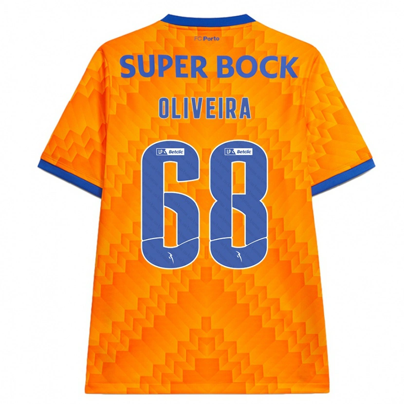 Danxen Kinderen André Oliveira #68 Oranje Uitshirt Uittenue 2024/25 T-Shirt