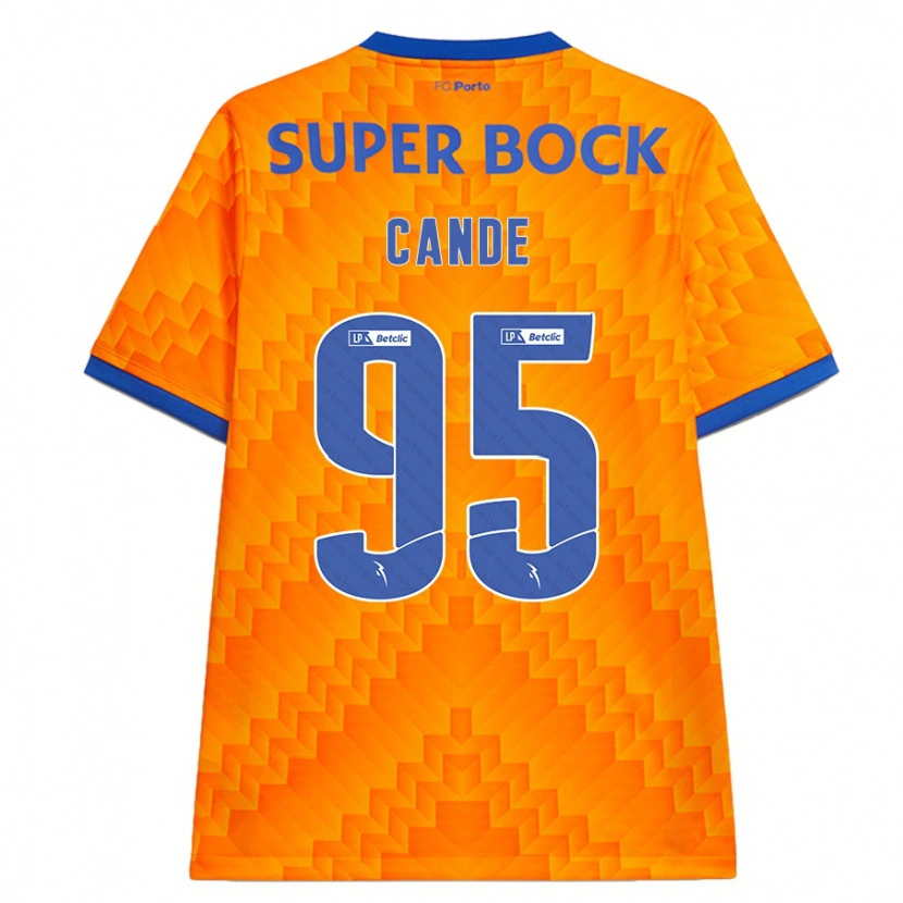 Danxen Kinderen Anhá Cande #95 Oranje Uitshirt Uittenue 2024/25 T-Shirt