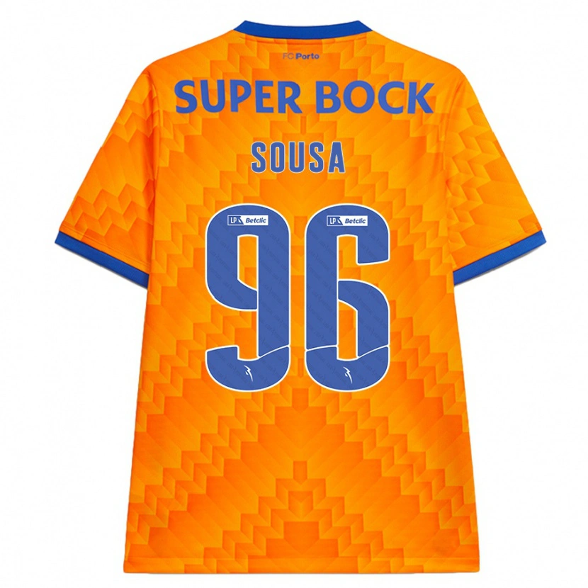 Danxen Kinderen Filipe Sousa #96 Oranje Uitshirt Uittenue 2024/25 T-Shirt