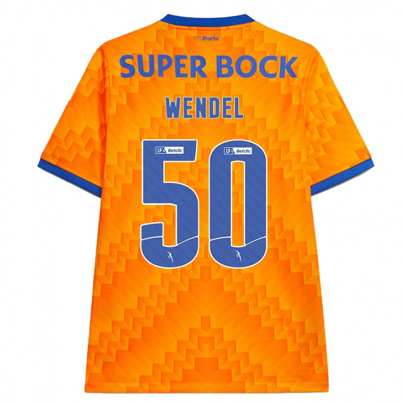 Danxen Kinderen Wendel #50 Oranje Uitshirt Uittenue 2024/25 T-Shirt