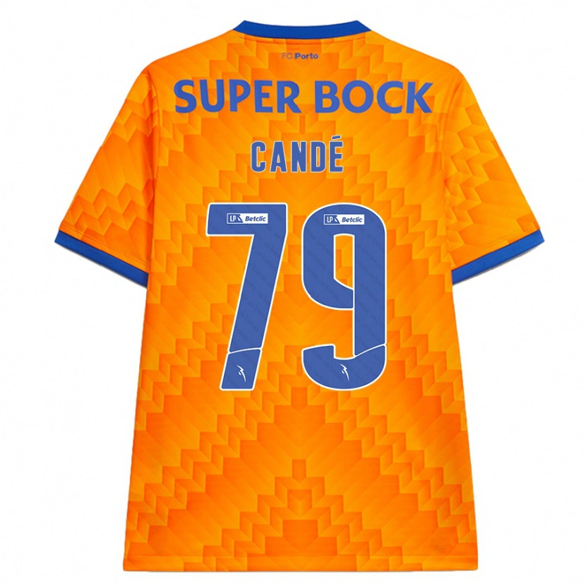 Danxen Kinderen Umaro Candé #79 Oranje Uitshirt Uittenue 2024/25 T-Shirt