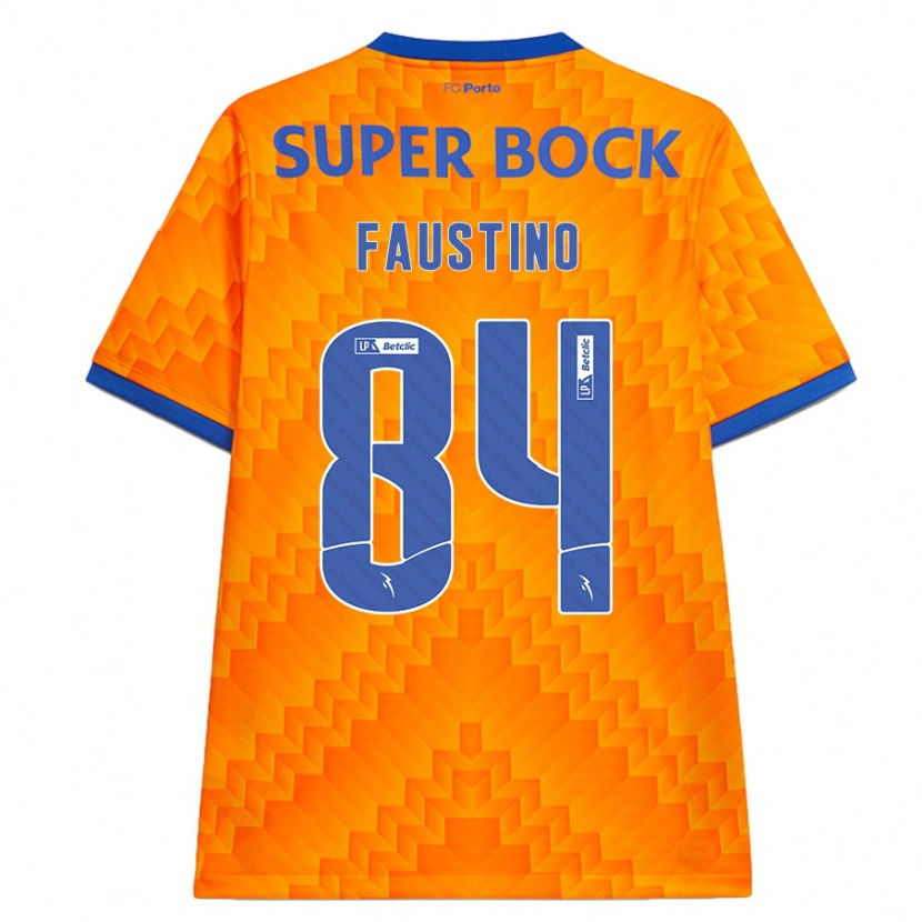 Danxen Kinderen Levi Faustino #84 Oranje Uitshirt Uittenue 2024/25 T-Shirt