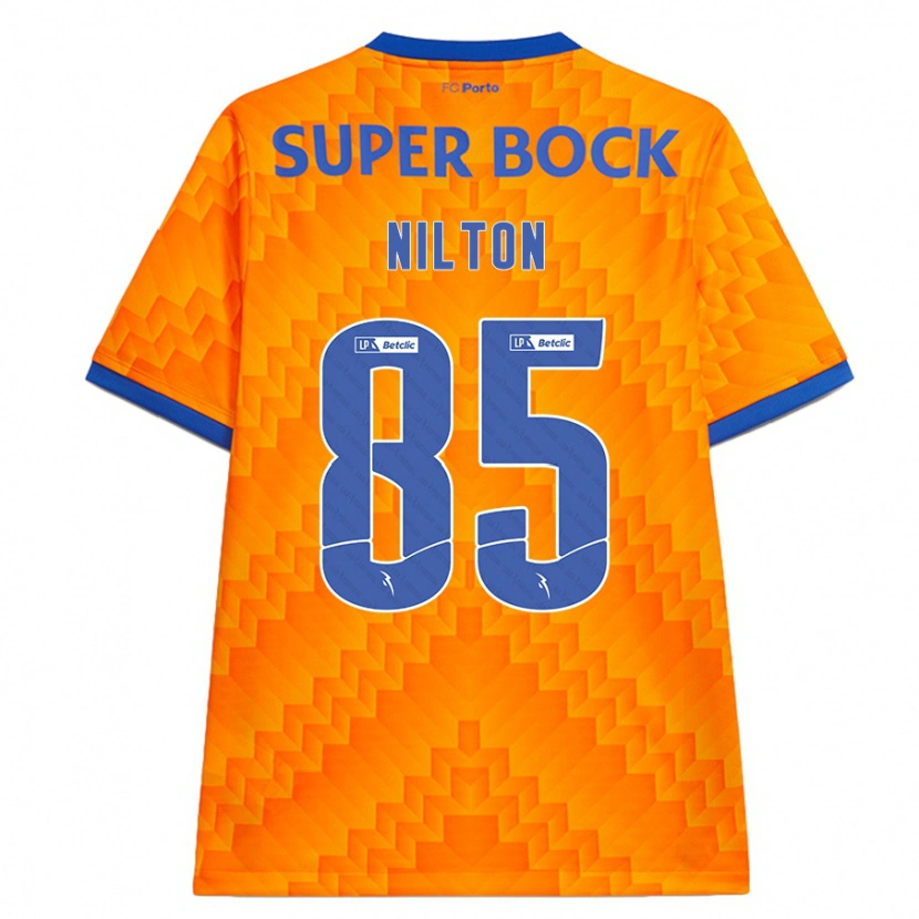 Danxen Kinderen Nilton #85 Oranje Uitshirt Uittenue 2024/25 T-Shirt