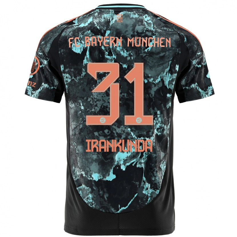 Danxen Kinderen Nestory Irankunda #31 Zwart Uitshirt Uittenue 2024/25 T-Shirt